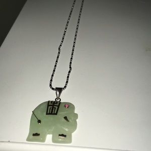 Real jade elephant?